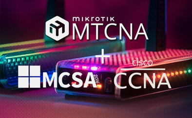 شروع قطعی پکیج مهندسی شبکه سه دوره MCSA - CCNA - MTCNA