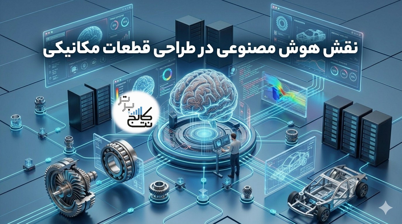 نقش هوش مصنوعی در طراحی قطعات مکانیکی